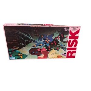 Vintage Risk Parker Brothers Game World Conquest Strategy‎ Board Game